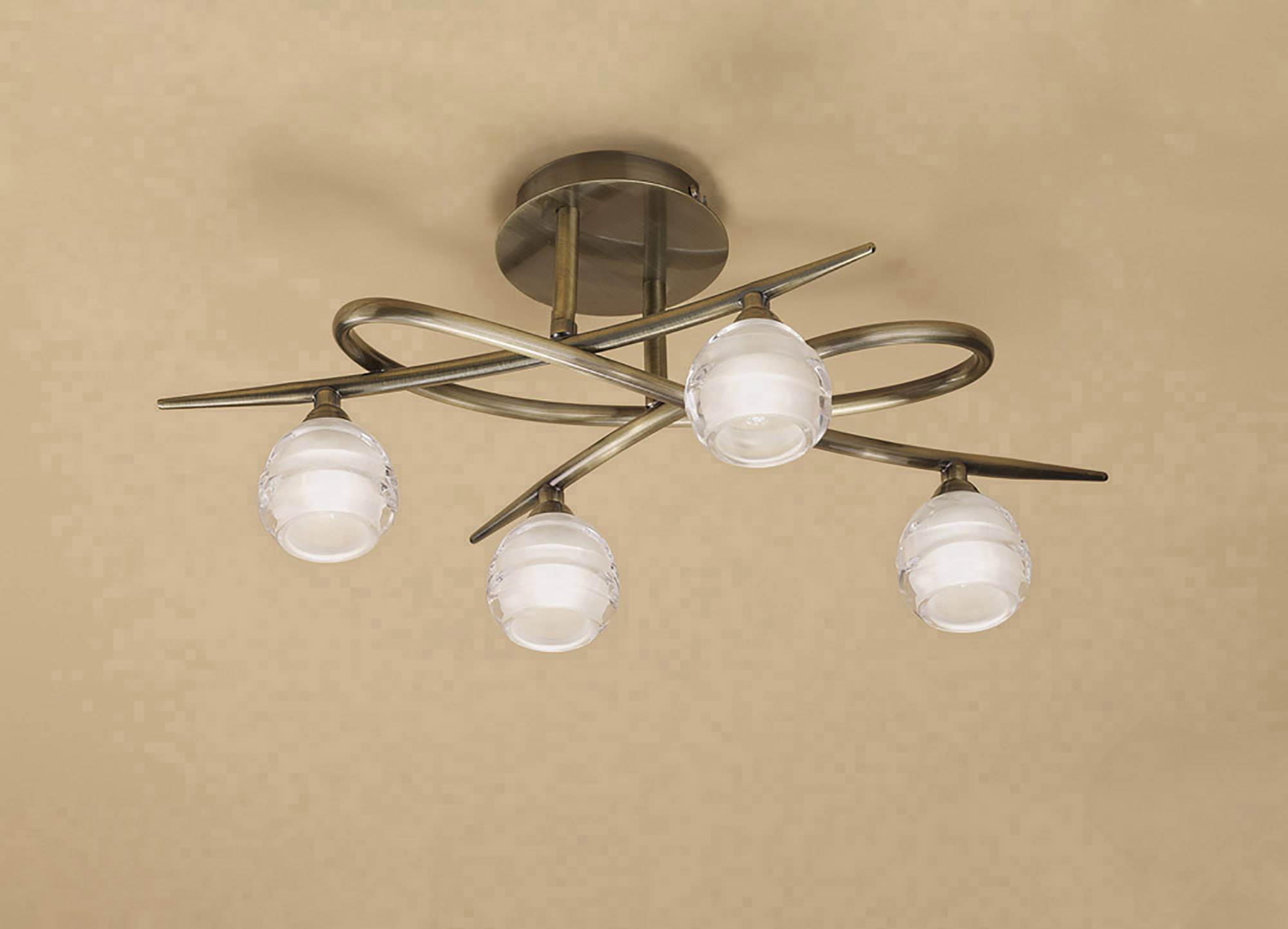 Loop AB Ceiling Lights Mantra Semi Flush Fittings Loop AB Ceiling Lights Mantra Semi Flush Fittings